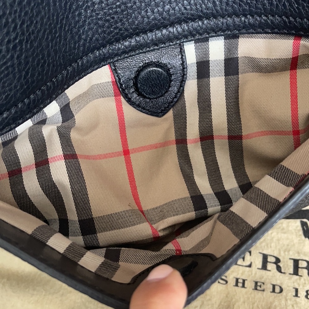 Burberry hobo black leather bag - Picture 9 of 16